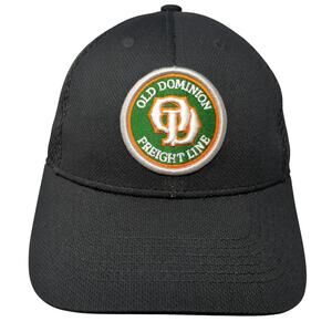 Old Dominion Freight Line Strapback Baseball Cap Black One Size Anderson Uniform